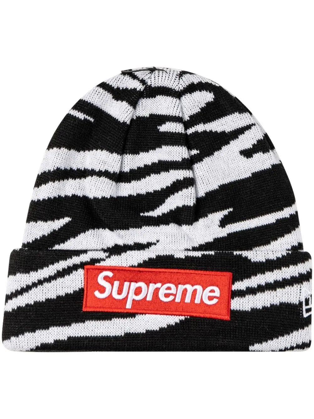 SUPREME X NEW ERA BEANIE WITH LOGO PATCH