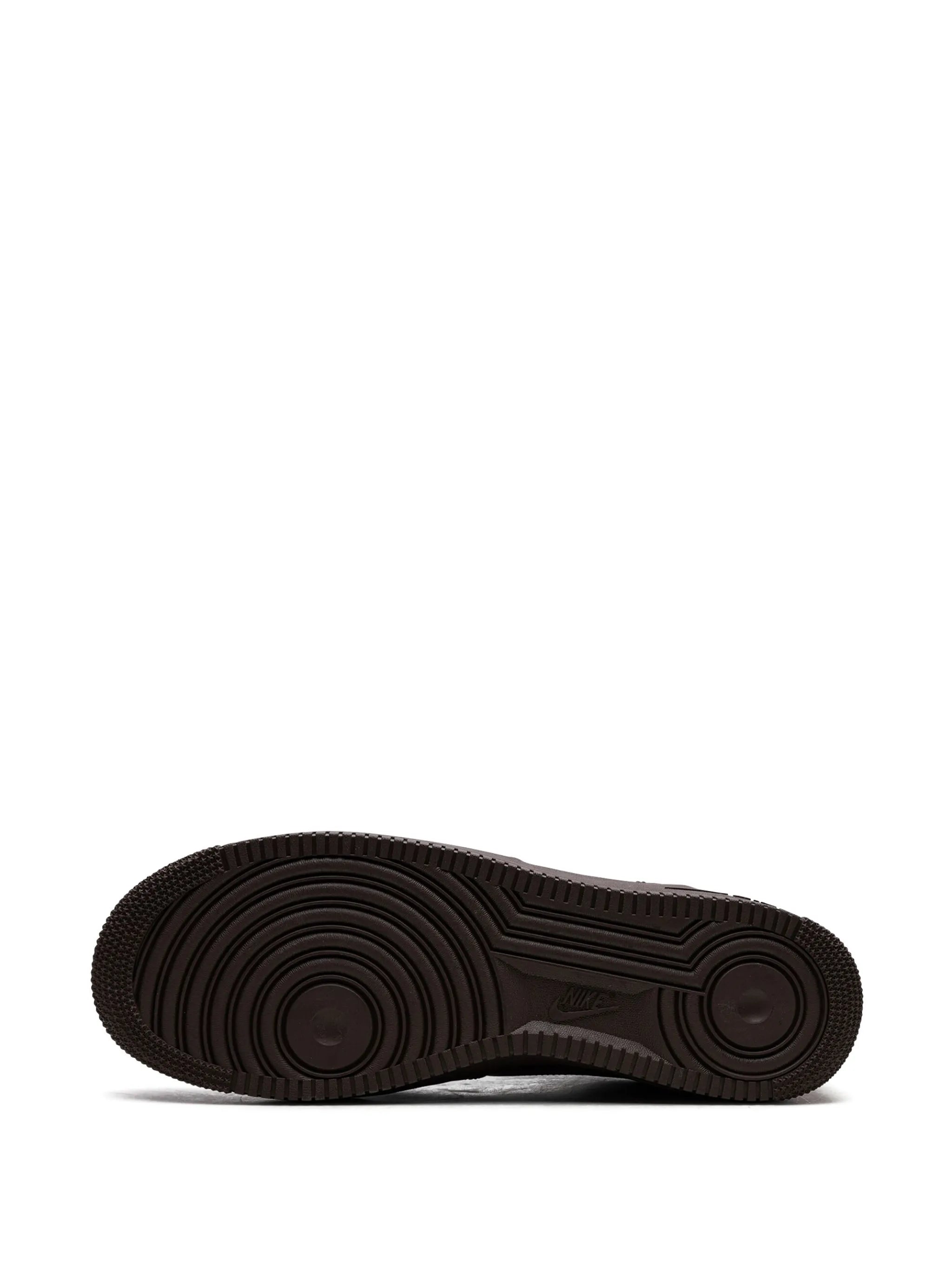 NIKE X SUPREME AIR FORCE 1 BROWN SNEAKERS