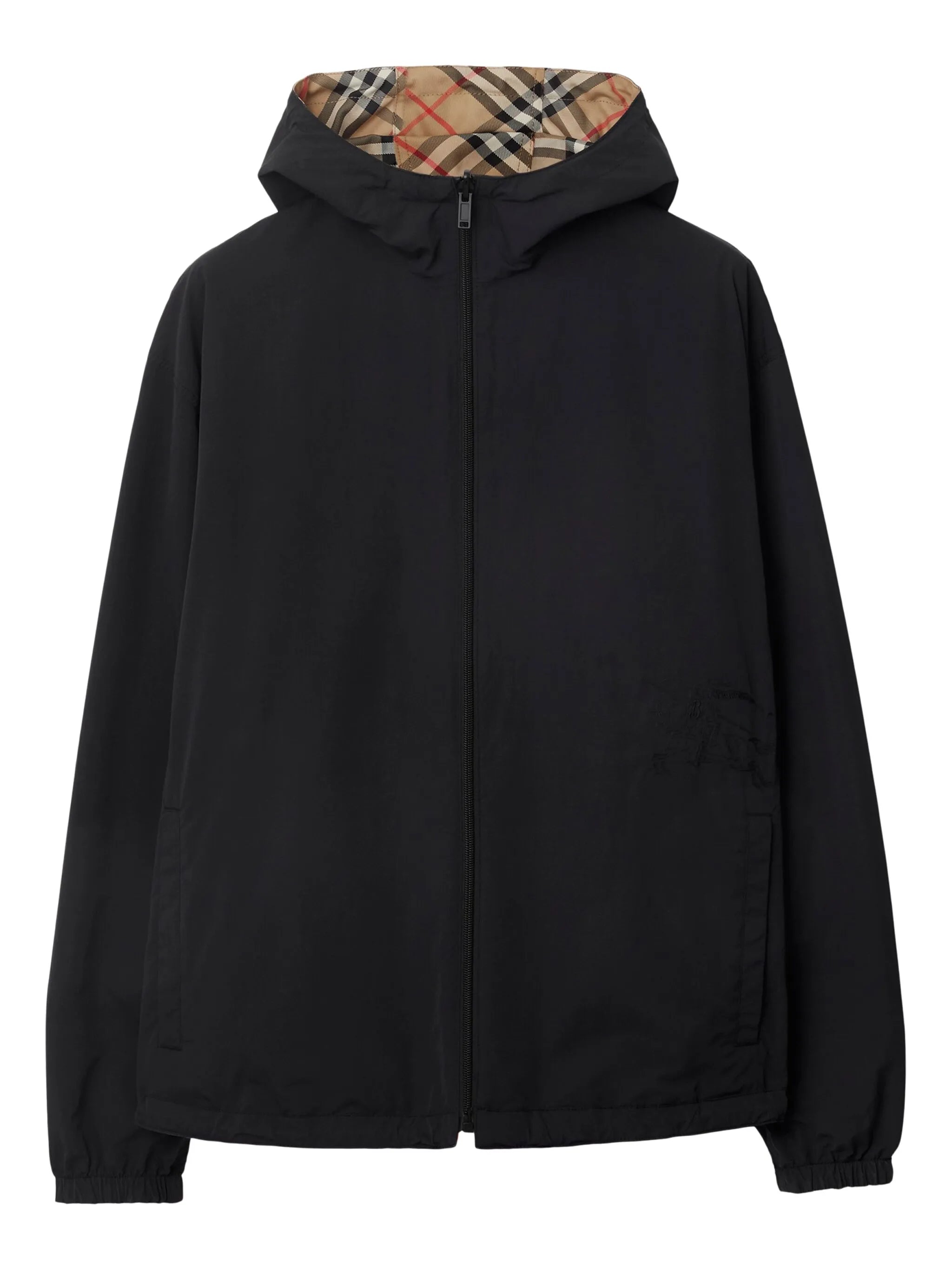 BURBERRY REVERSIBLE HOODED JACKET WITH VINTAGE CHECK