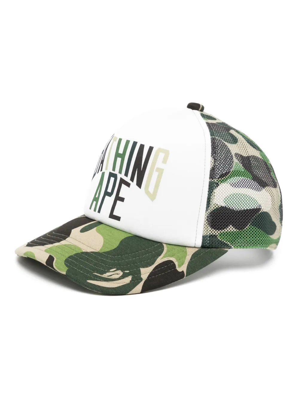 A BATHING APE® GRAPHIC PRINT BASEBALL CAP