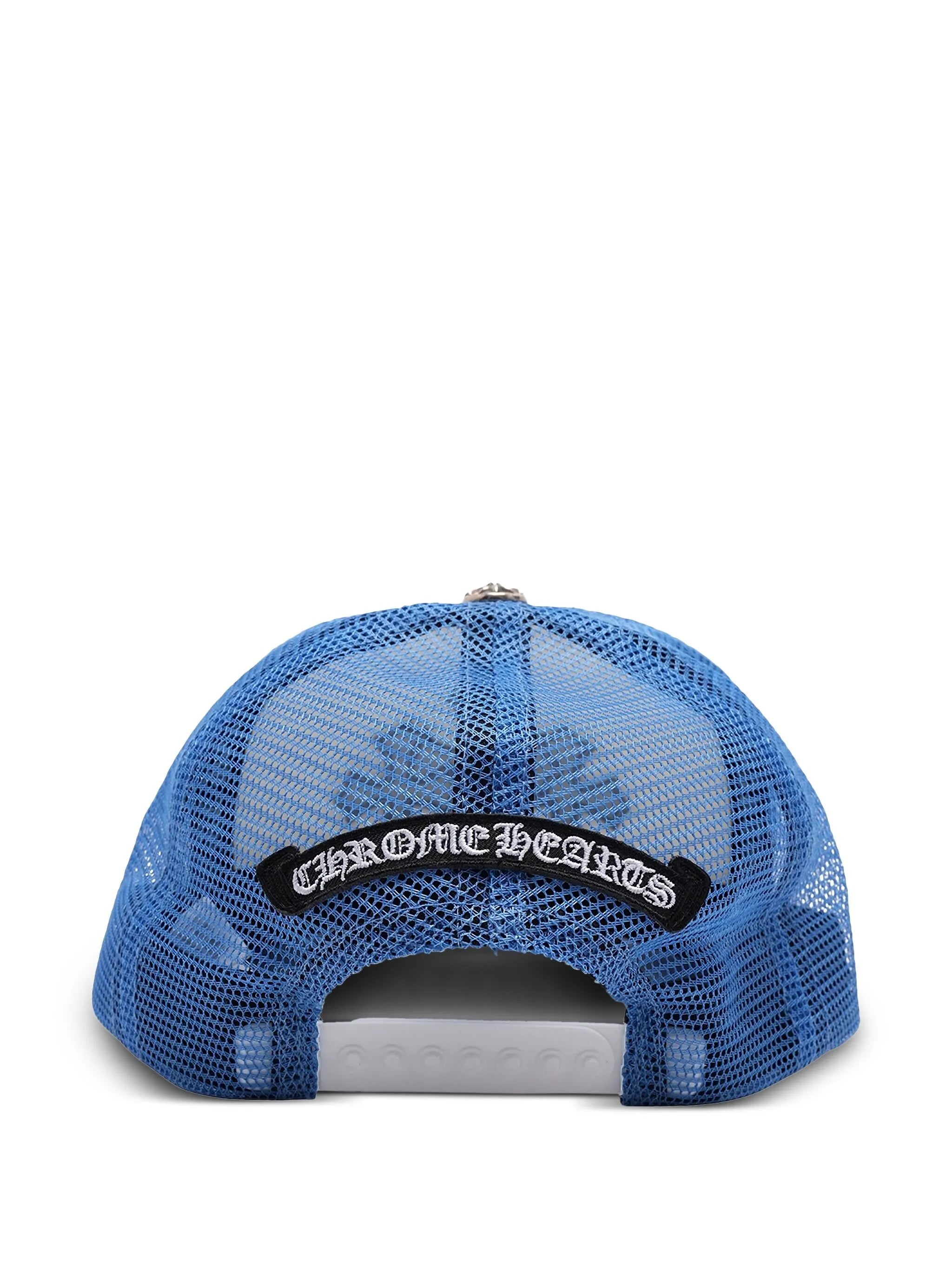 CHROME HEARTS CEMETERY BASEBALL CAP WITH CROSS PATCH