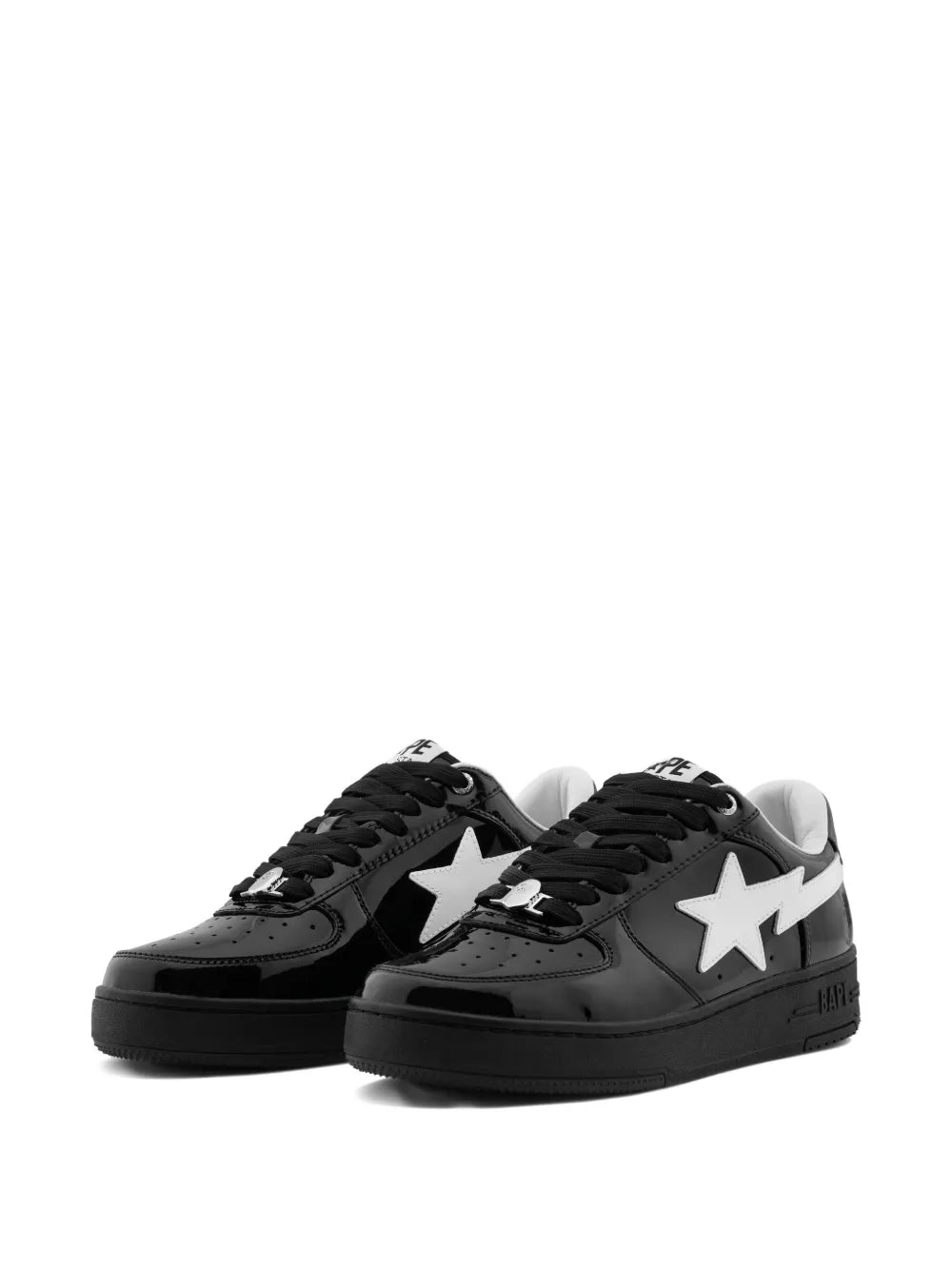 A BATHING APE® SNEAKERS WITH LOGO PATCH