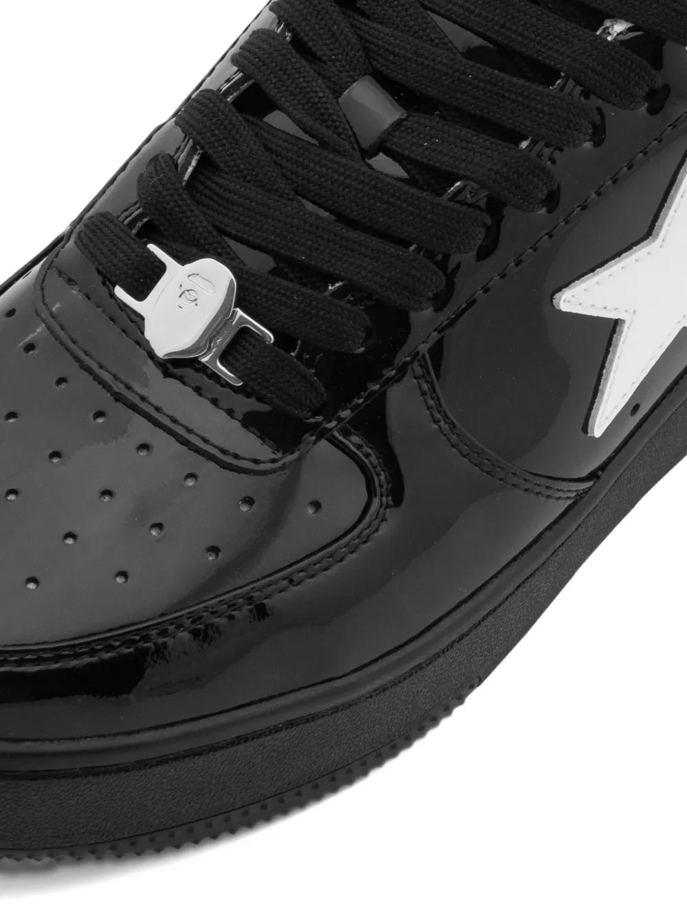 A BATHING APE® SNEAKERS WITH LOGO PATCH