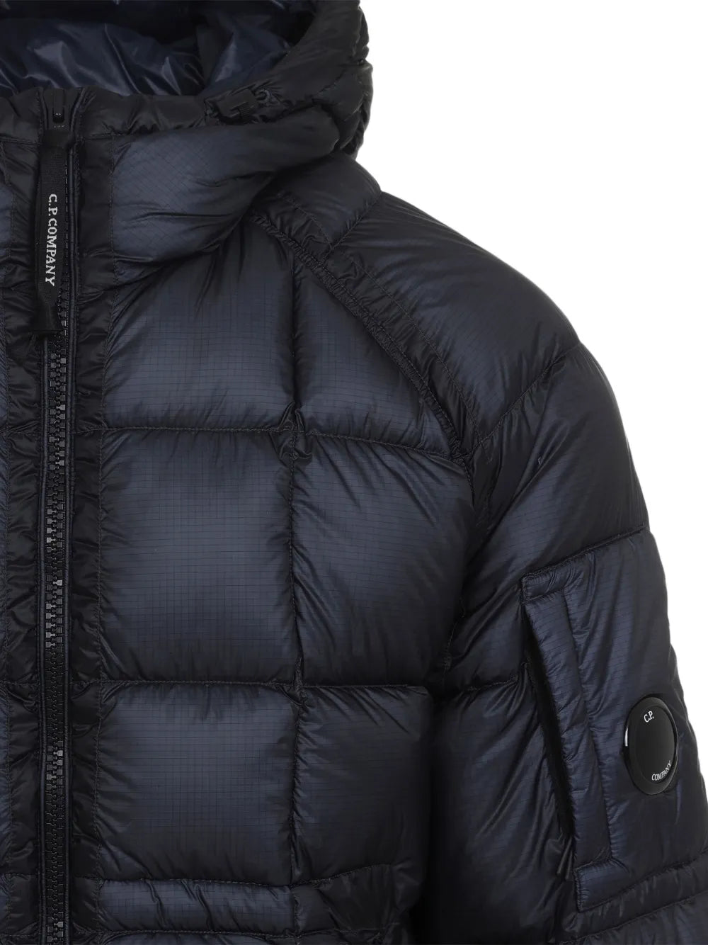 C.P. COMPANY D.D. SHELL HOODED-PADDED JACKET