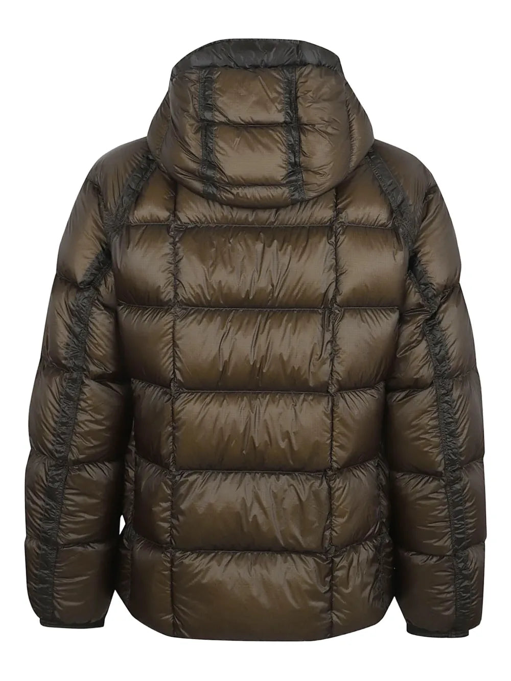 C.P. COMPANY QUILTED D.D-SHELL HOODED JACKET