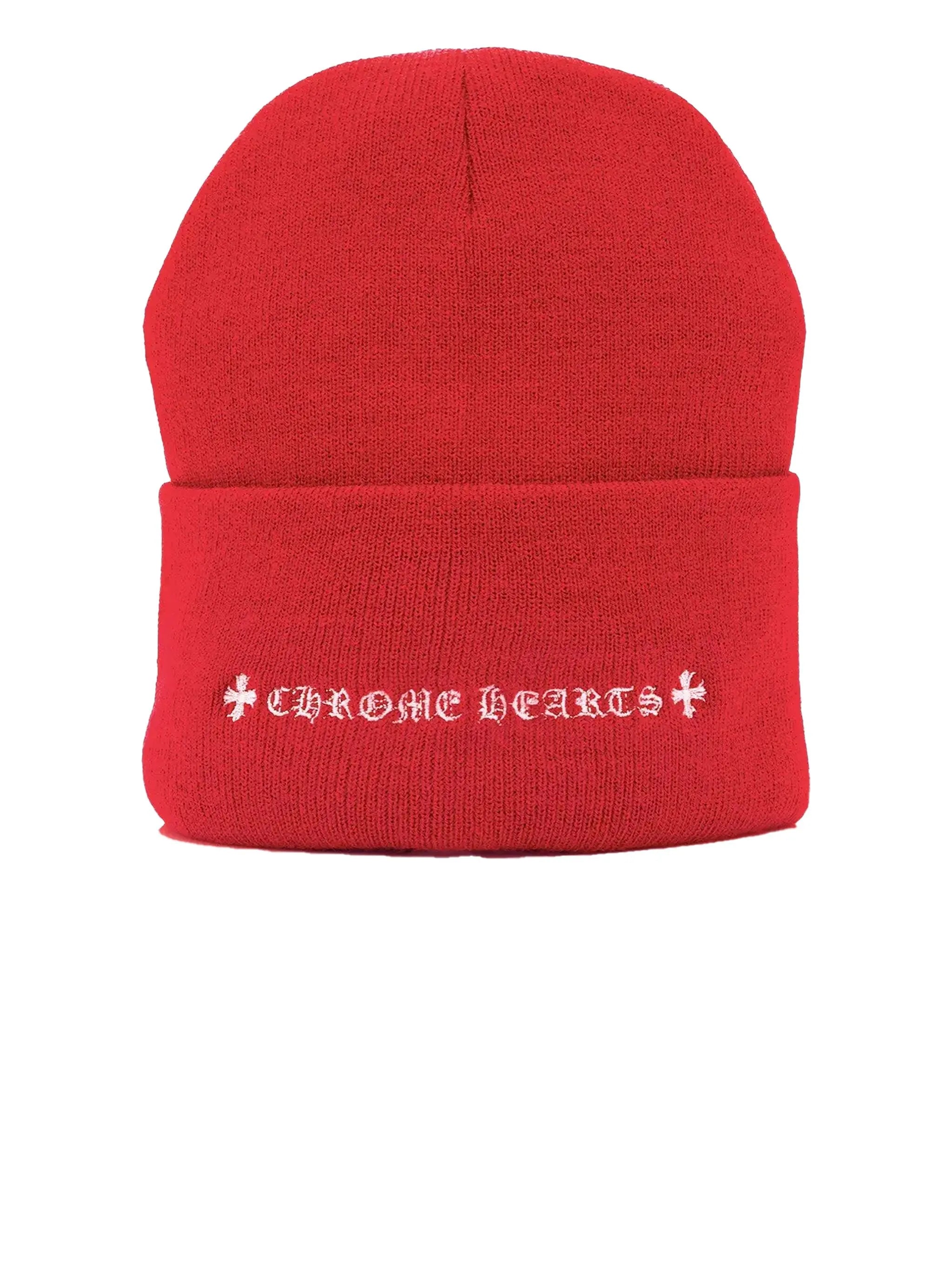 Chrome Hearts Gerippte Beanie