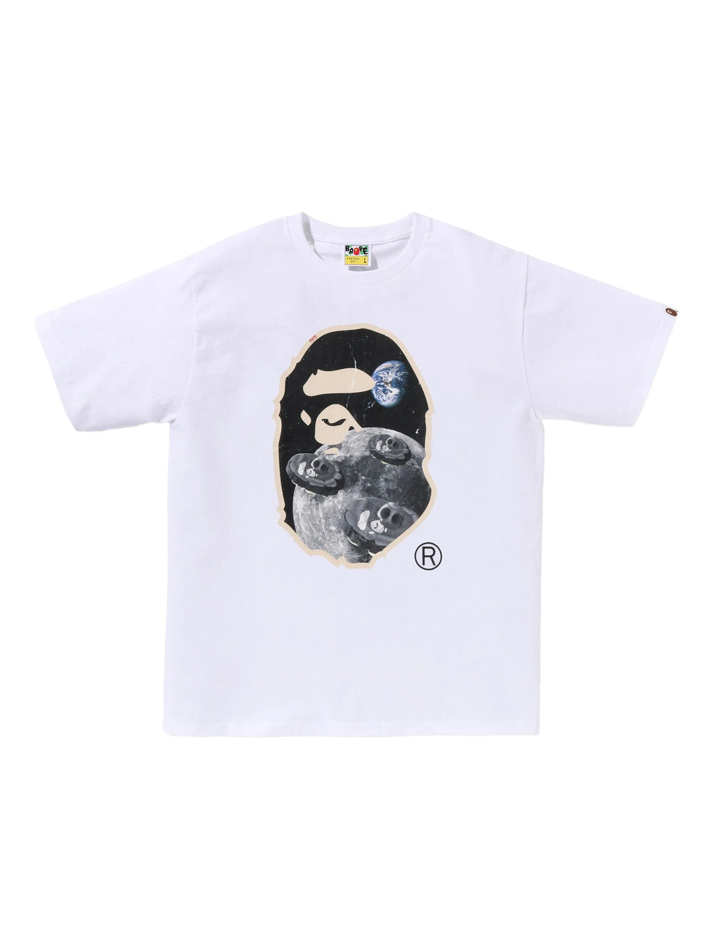 A BATHING APE® T-SHIRT WITH GRAPHIC PRINT