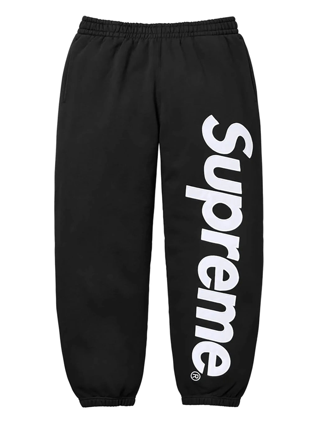 SUPREME JOGGERS WITH LOGO APPLICATION