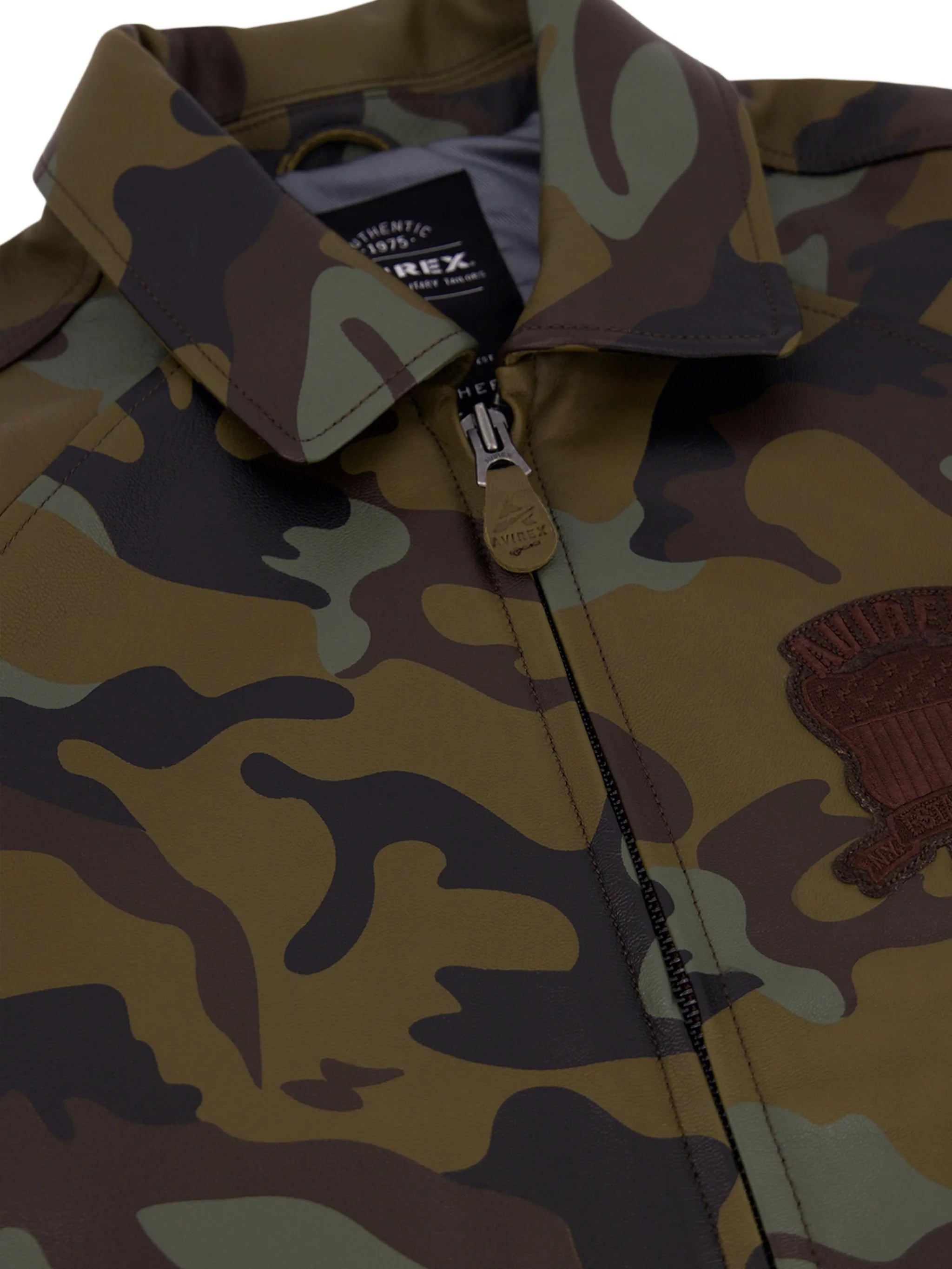 AVIREX RIPPED JACKET CAMO