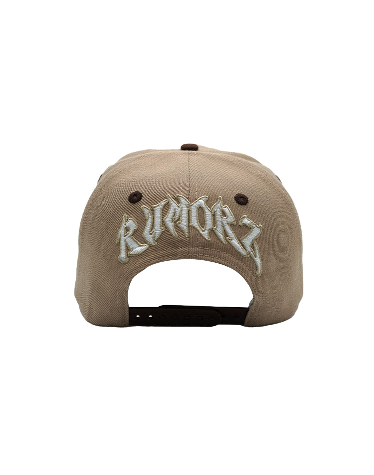 RUMORZ A CLASSIC UPSIDE DOWN RMZ CAP BEIGE BROWN
