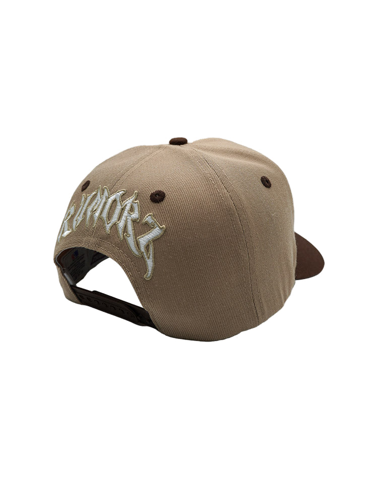 RUMORZ A CLASSIC UPSIDE DOWN RMZ CAP BEIGE BROWN