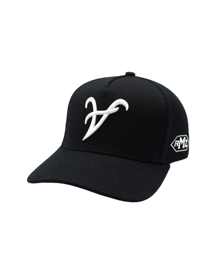 RUMORZ A CLASSIC UPSIDE DOWN RMZ CAP BLACK