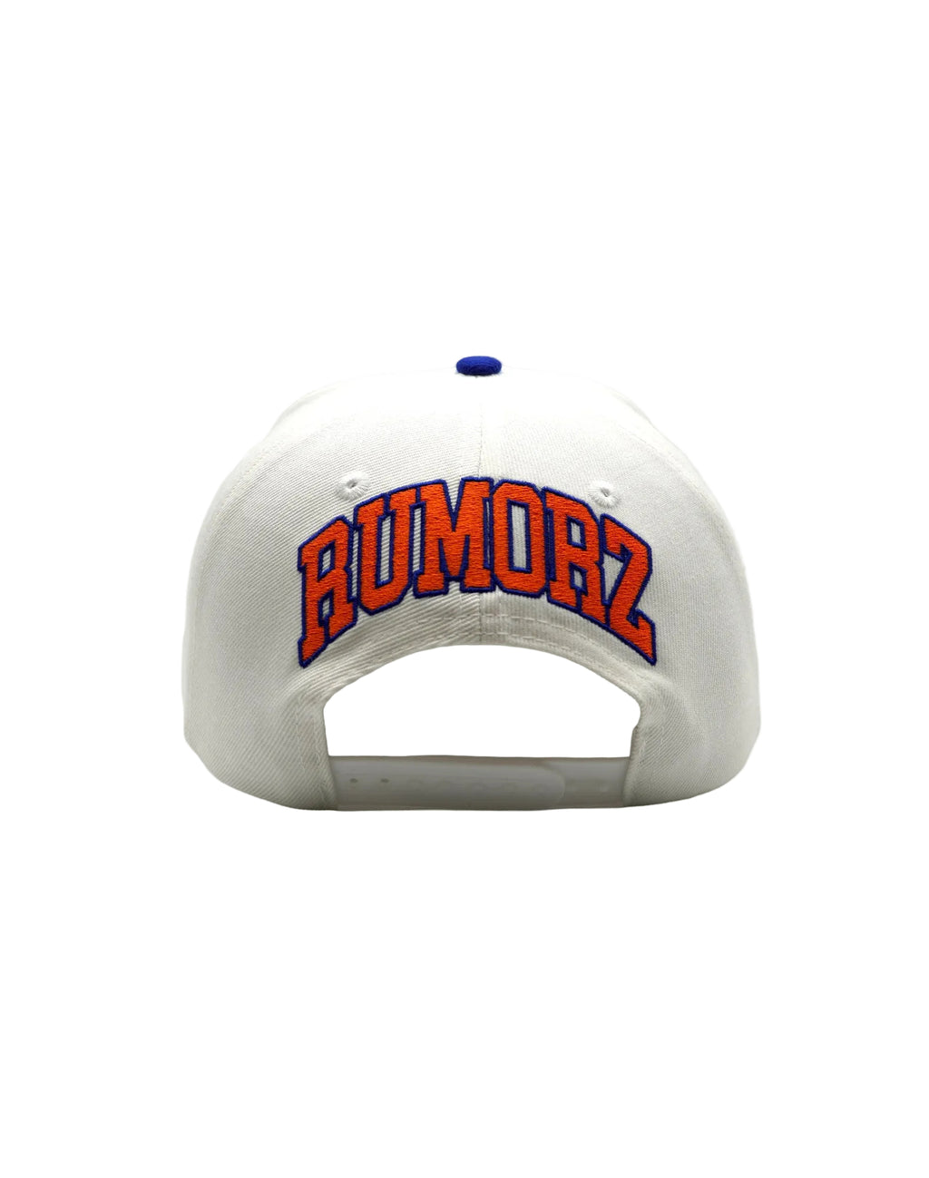 A CLASSIC UPSIDE DOWN RMZ CAP WHITE BLUE-ORANGE