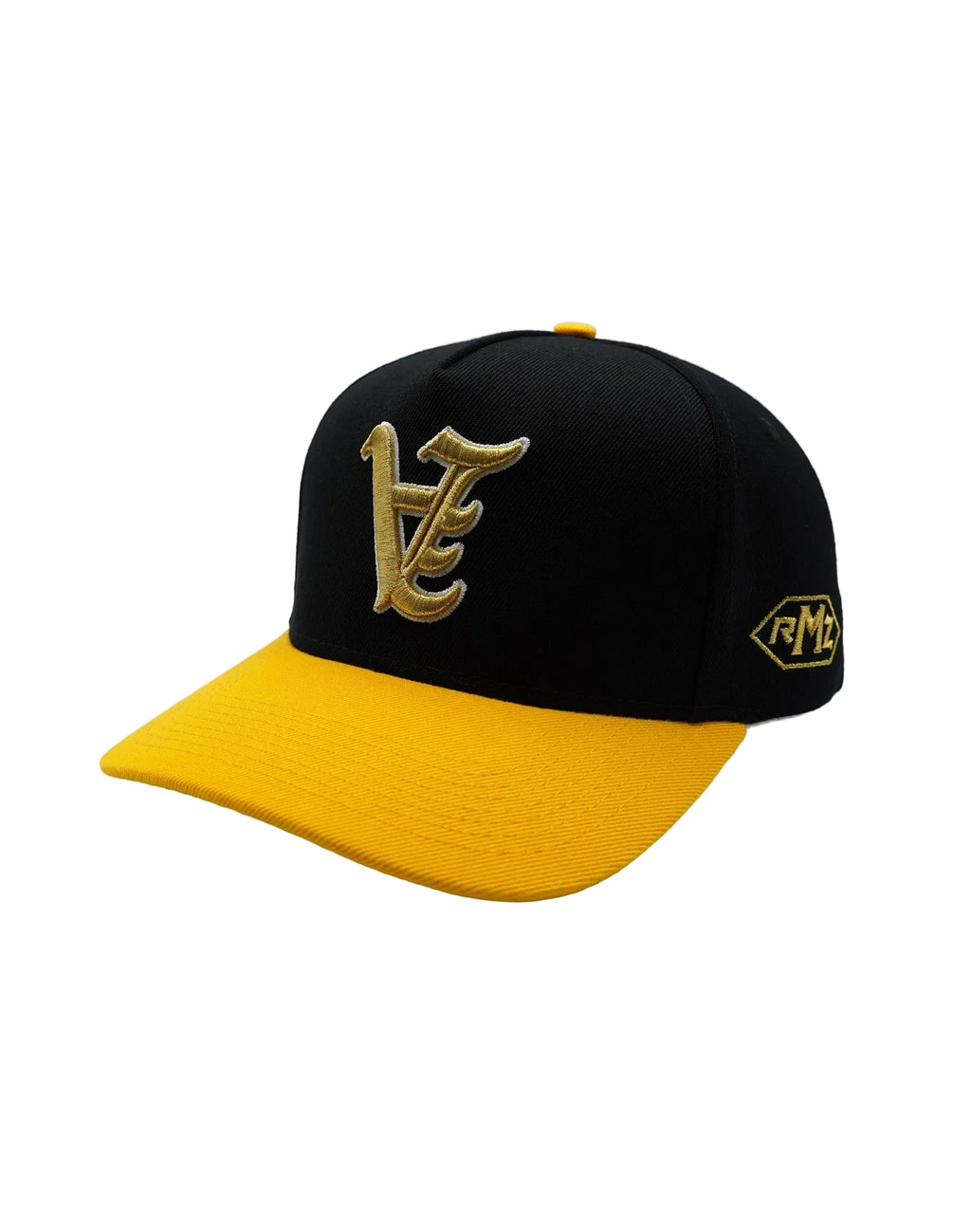 A OG UPSIDE DOWN RMZ CAP BLACK YELLOW-GOLD