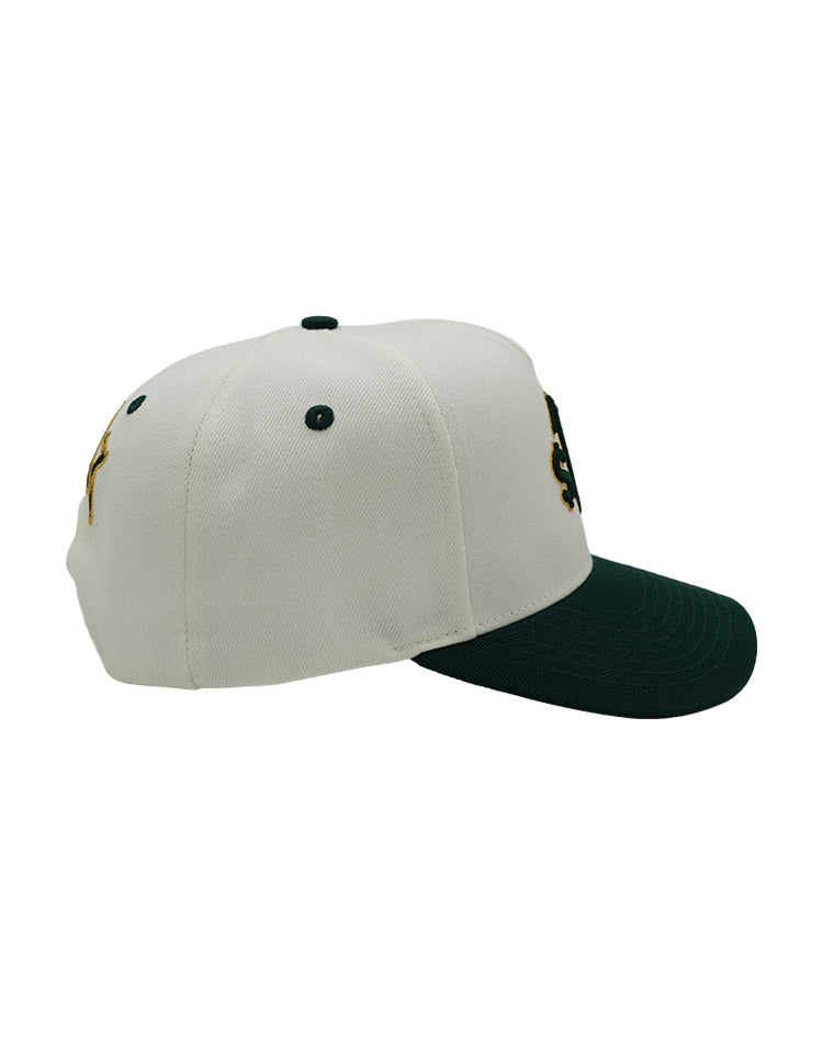 RUMORZ A'$ CLASSIC UPSIDE DOWN RMZ CAP CREAM GREEN