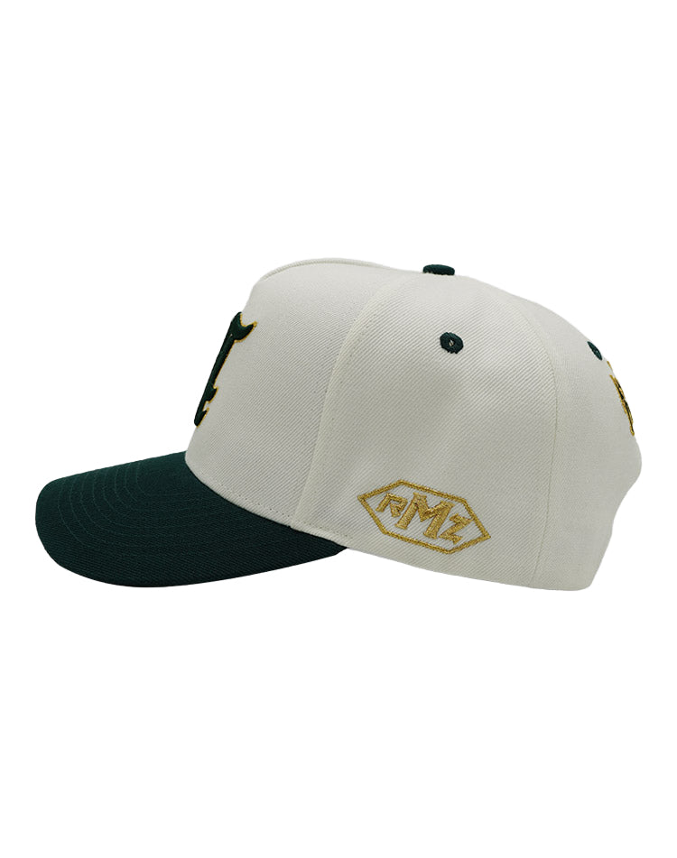 RUMORZ A'$ CLASSIC UPSIDE DOWN RMZ CAP CREAM GREEN
