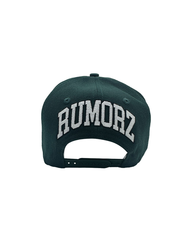 RUMORZ A'$ CLASSIC UPSIDE DOWN RMZ CAP GREEN YELLOW