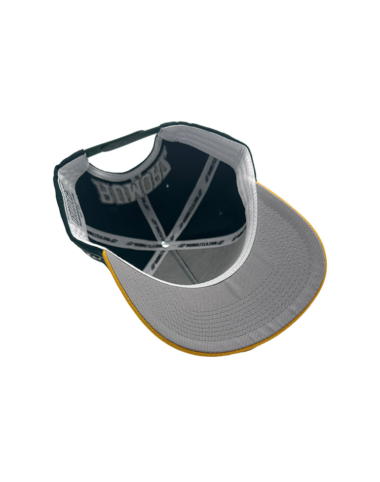 RUMORZ A'$ CLASSIC UPSIDE DOWN RMZ CAP GREEN YELLOW