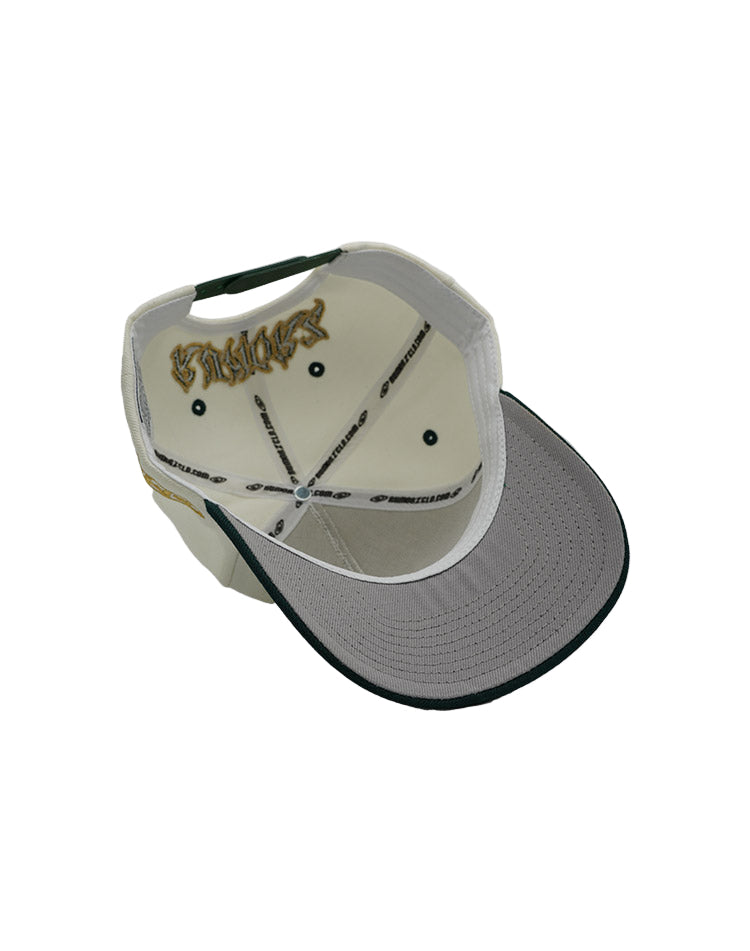 RUMORZ A'$ CLASSIC UPSIDE DOWN RMZ CAP CREAM GREEN