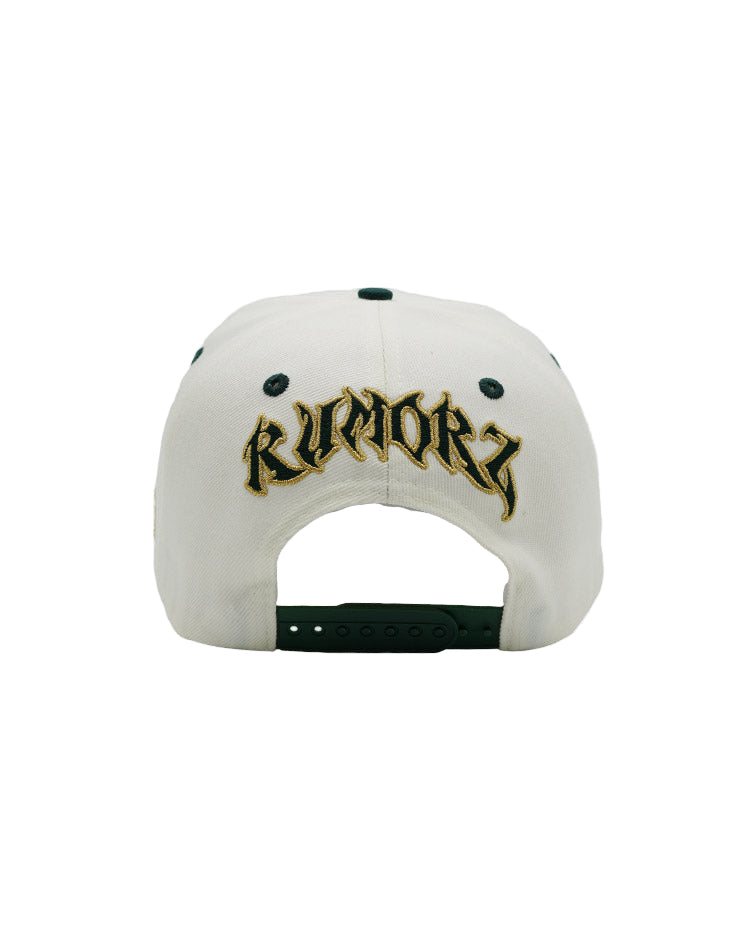 RUMORZ A'$ CLASSIC UPSIDE DOWN RMZ CAP CREAM GREEN