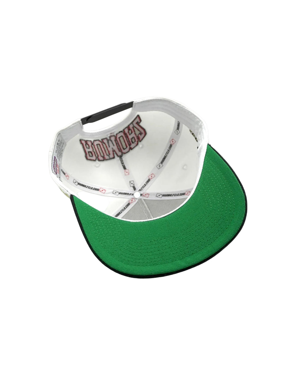 RUMORZ B CLASSIC UPSIDE DOWN RMZ CAP WHITE BLACK-RED