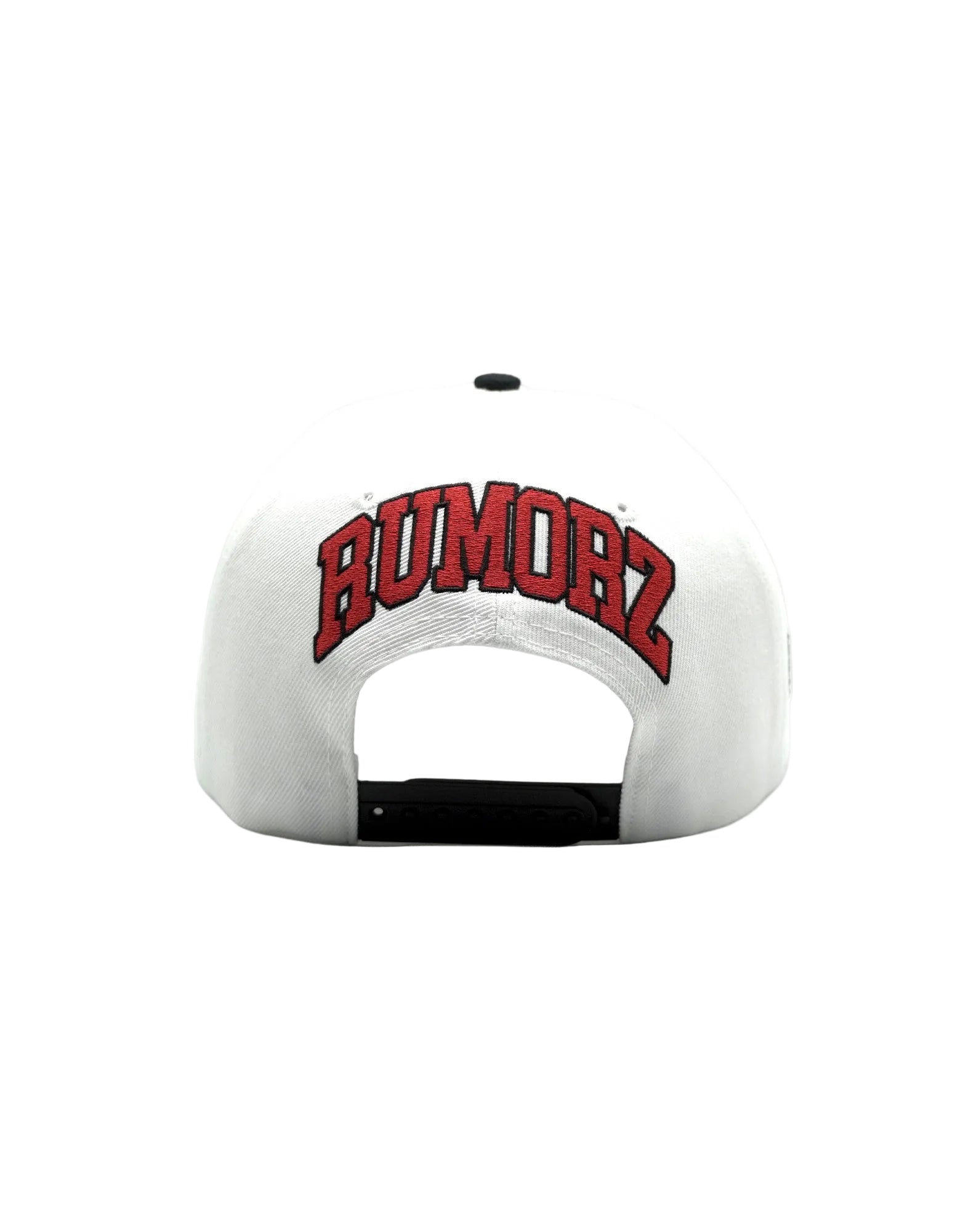 RUMORZ B CLASSIC UPSIDE DOWN RMZ CAP WHITE BLACK-RED