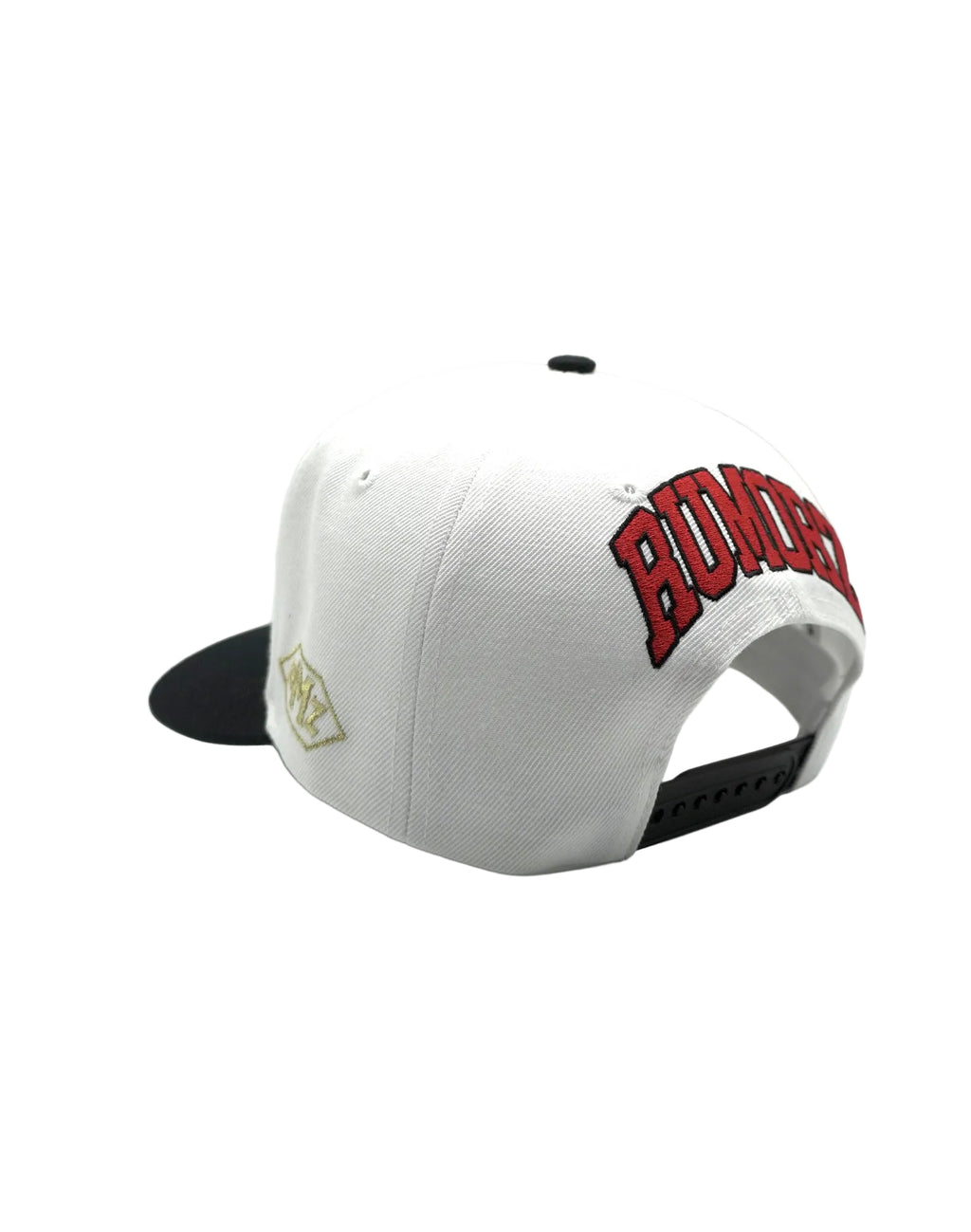 RUMORZ B CLASSIC UPSIDE DOWN RMZ CAP WHITE BLACK-RED