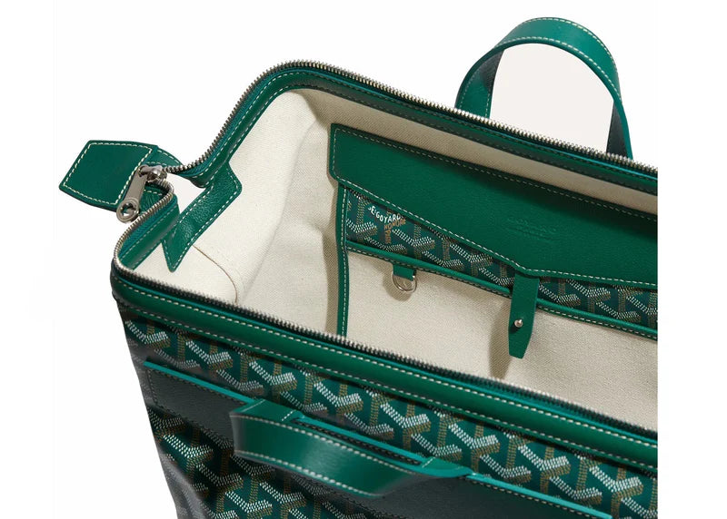 GOYARD CISALPIN BACKPACK GREEN