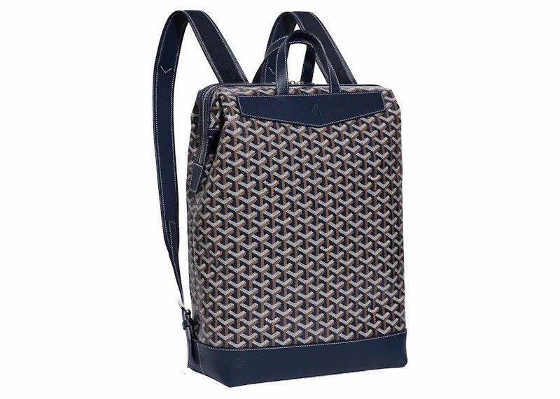 GOYARD CISALPIN BACKPACK NAVY BLUE