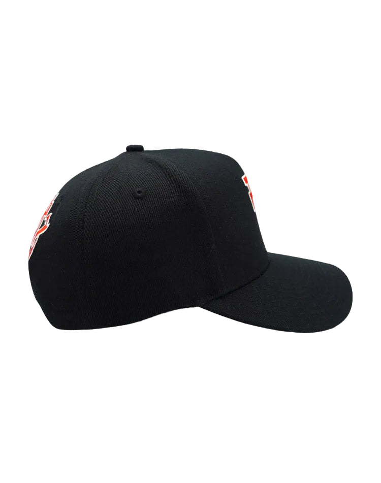 RUMORZ LA CLASSIC UPSIDE DOWN RMZ CAP BLACK-RED