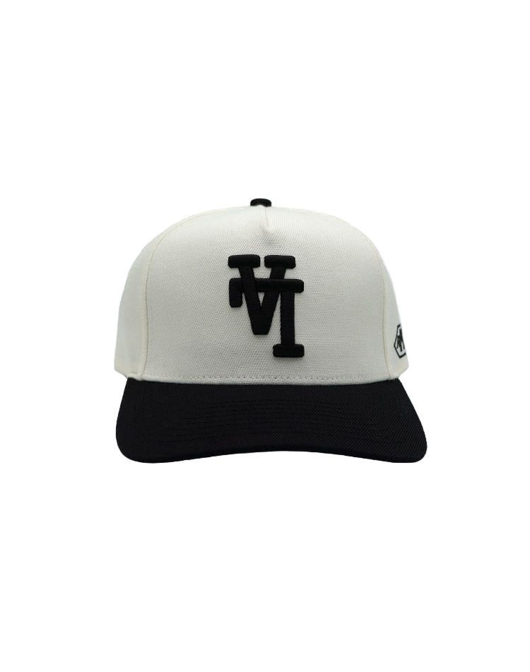 RUMORZ LA CLASSIC UPSIDE DOWN RMZ CAP CREAM BLACK