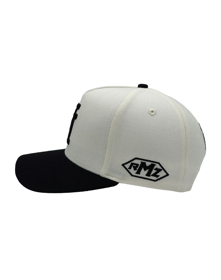RUMORZ LA CLASSIC UPSIDE DOWN RMZ CAP CREAM BLACK