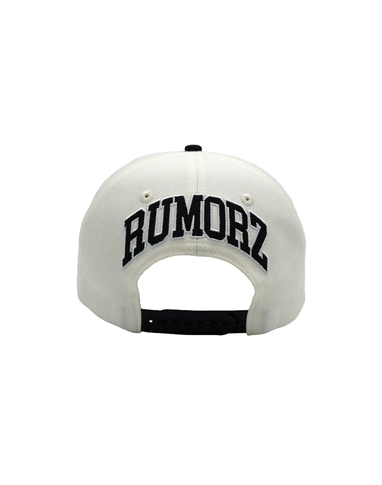 RUMORZ LA CLASSIC UPSIDE DOWN RMZ CAP CREAM BLACK