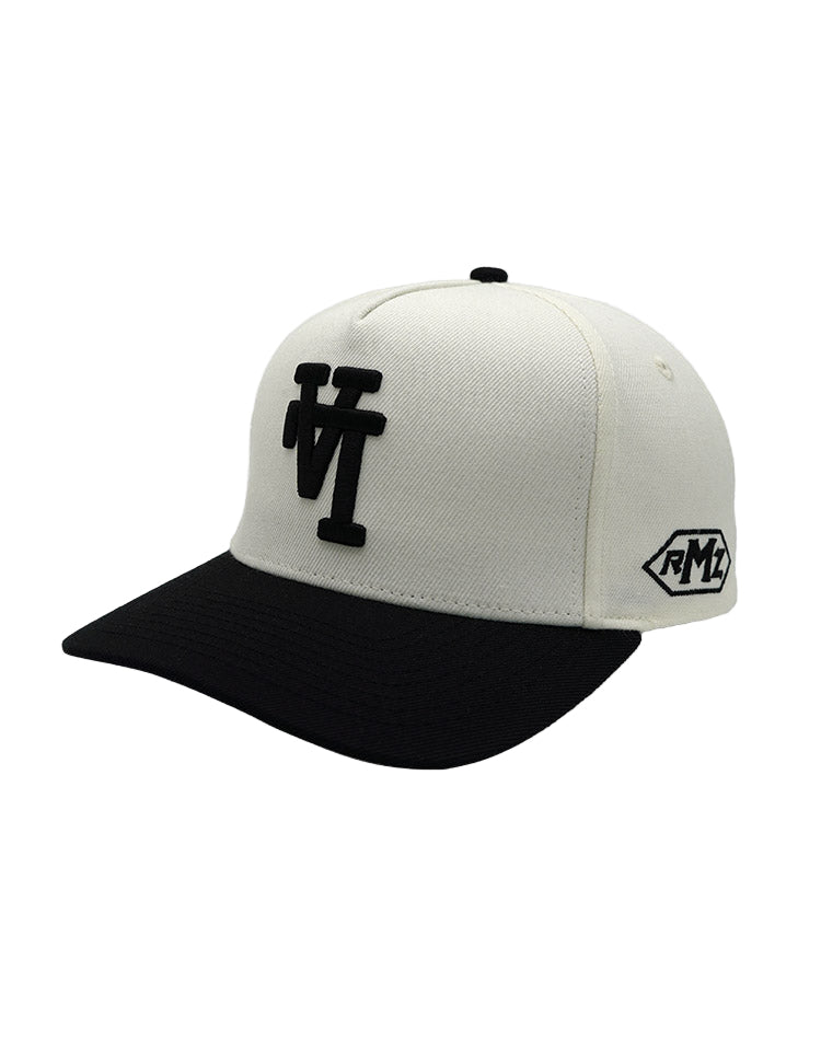 RUMORZ LA CLASSIC UPSIDE DOWN RMZ CAP CREAM BLACK