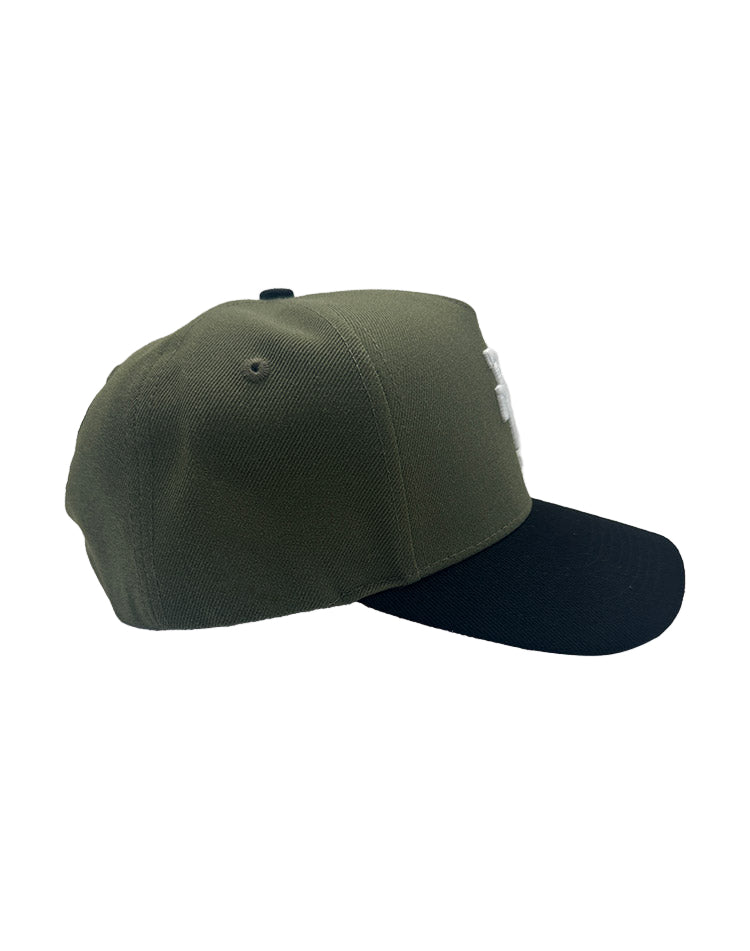 RUMORZ LA CLASSIC UPSIDE DOWN RMZ CAP OLIVE BLACK