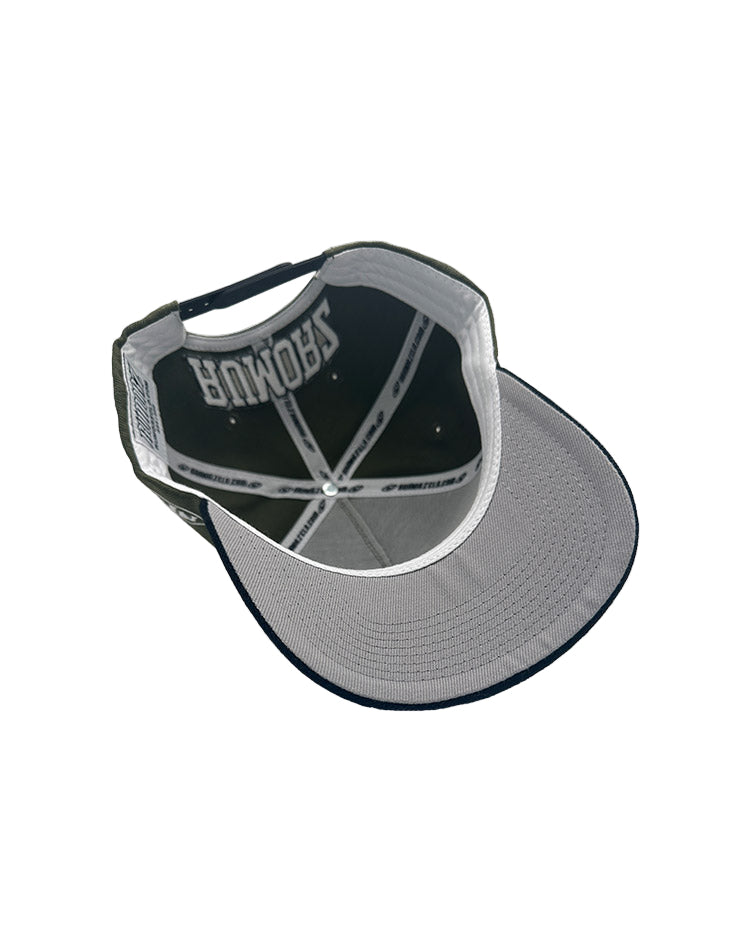 RUMORZ LA CLASSIC UPSIDE DOWN RMZ CAP OLIVE BLACK