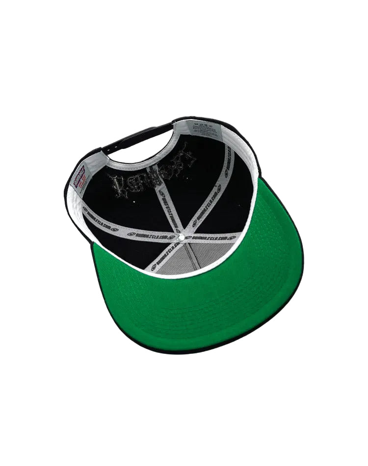 RUMORZ LA OG UPSIDE DOWN RMZ CAP BLACK-BLACK