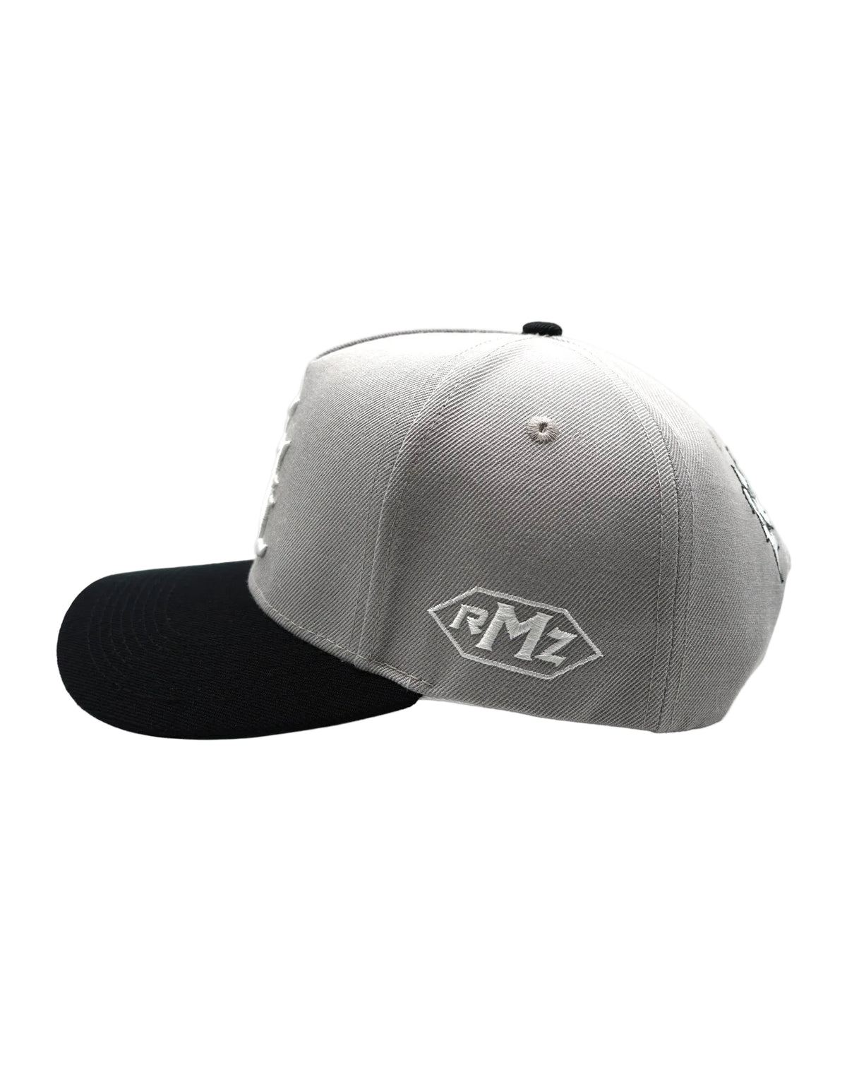LA OG UPSIDE DOWN RMZ CAP GREY BLACK