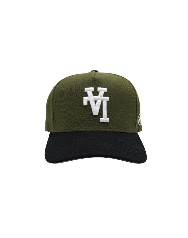 RUMORZ LA CLASSIC UPSIDE DOWN RMZ CAP OLIVE BLACK