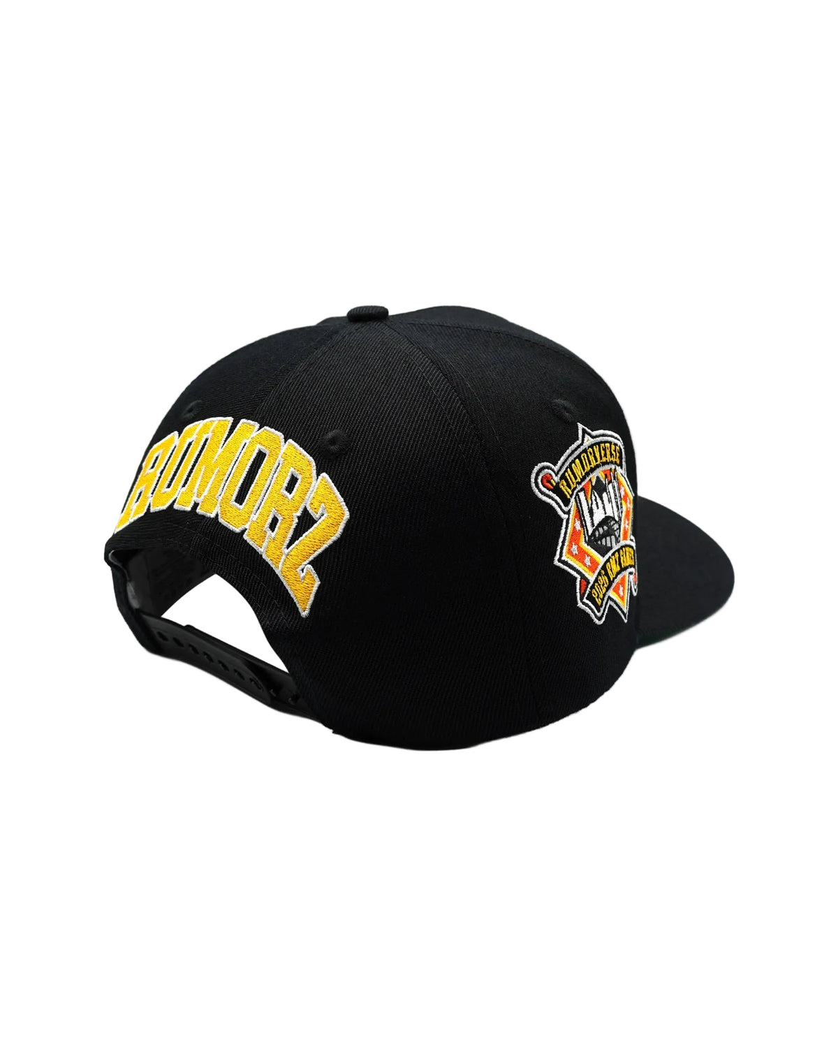 LA OUTLAW UPSIDE DOWN RMZ CAP BLACK-YELLOW