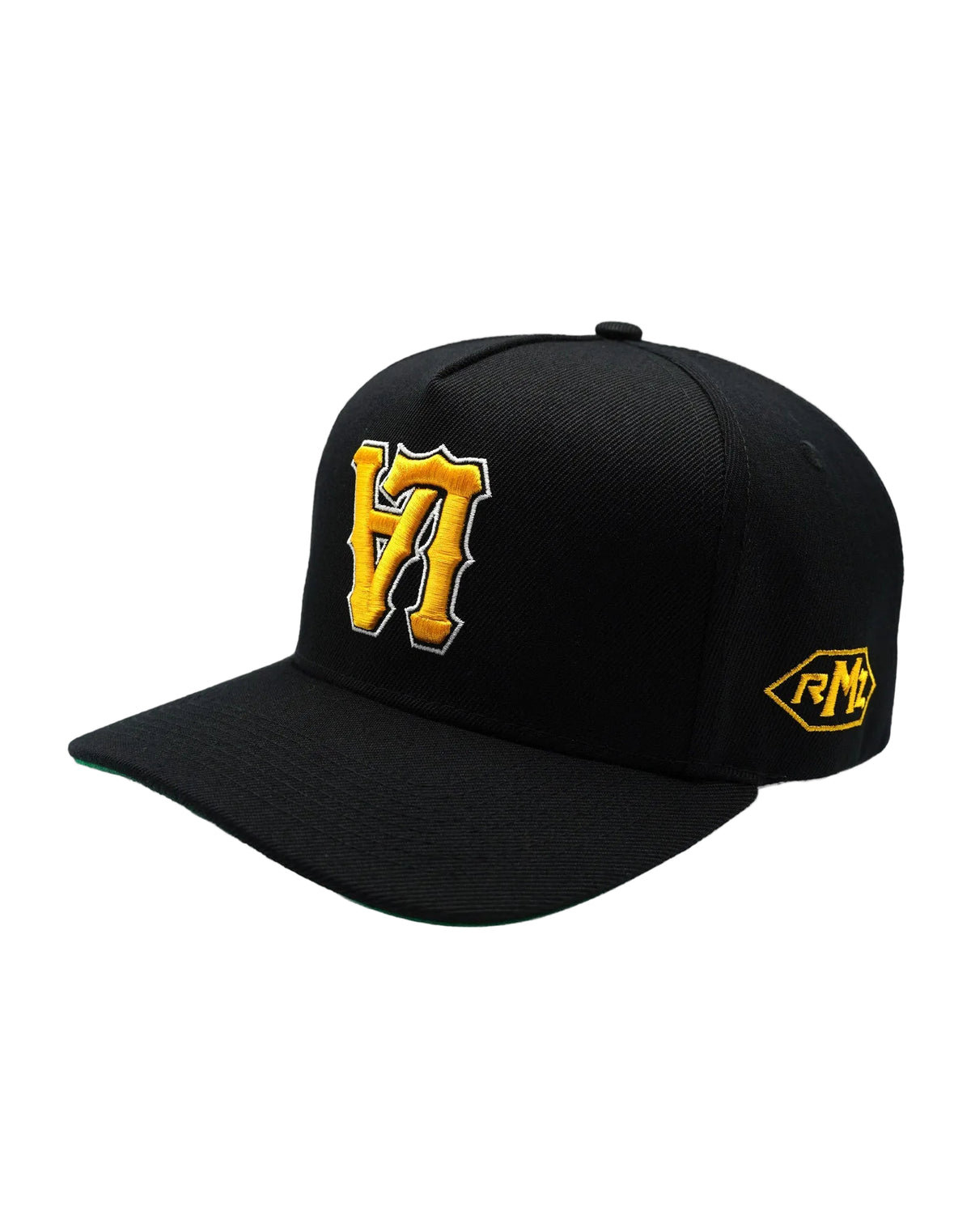 LA OUTLAW UPSIDE DOWN RMZ CAP BLACK-YELLOW