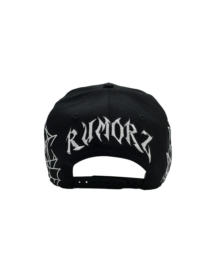 RUMORZ LA SPIDER UPSIDE DOWN RMZ CAP BLACK RUMORZ