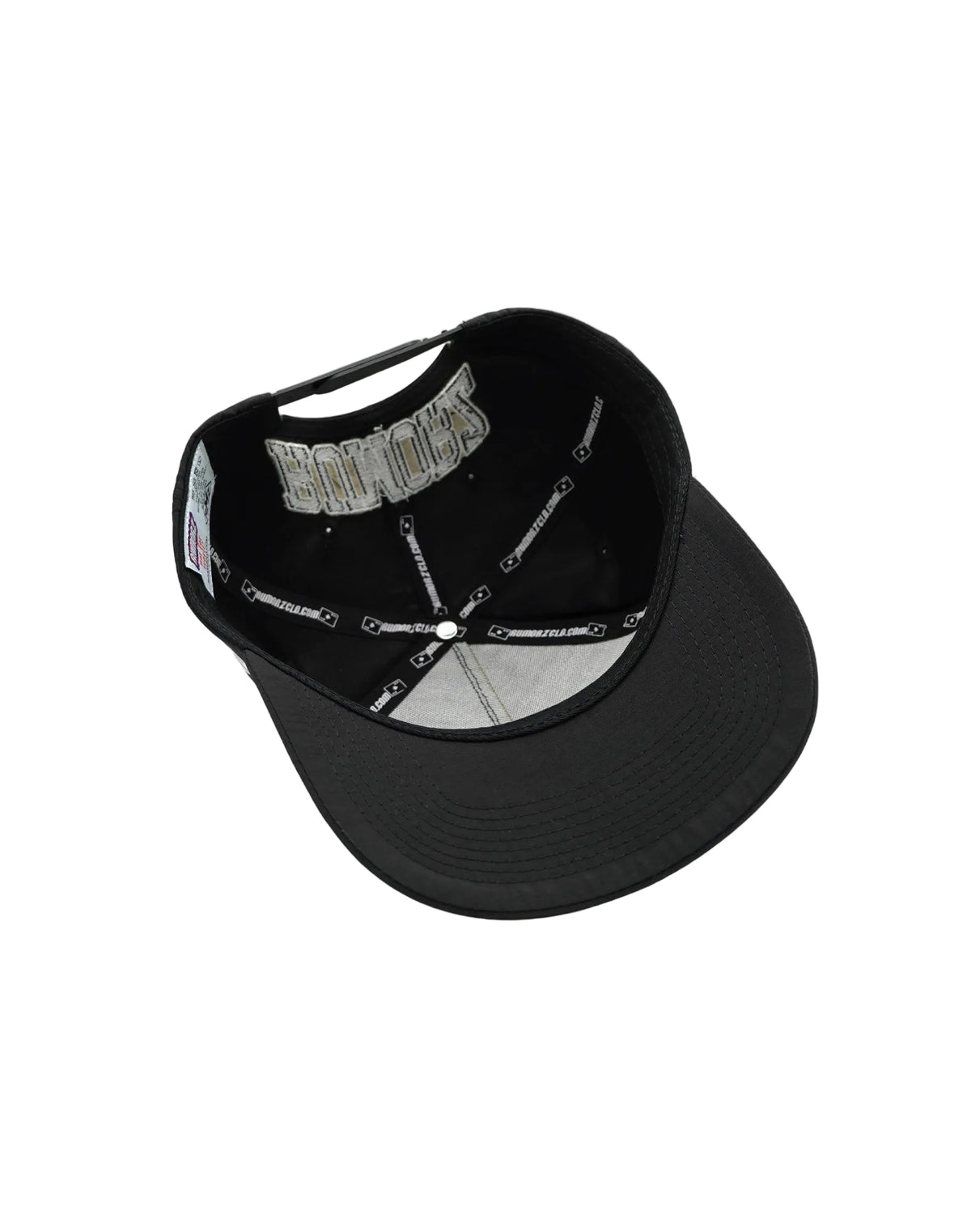 LA UPSIDE DOWN RMZ CAP BLACK NYLON