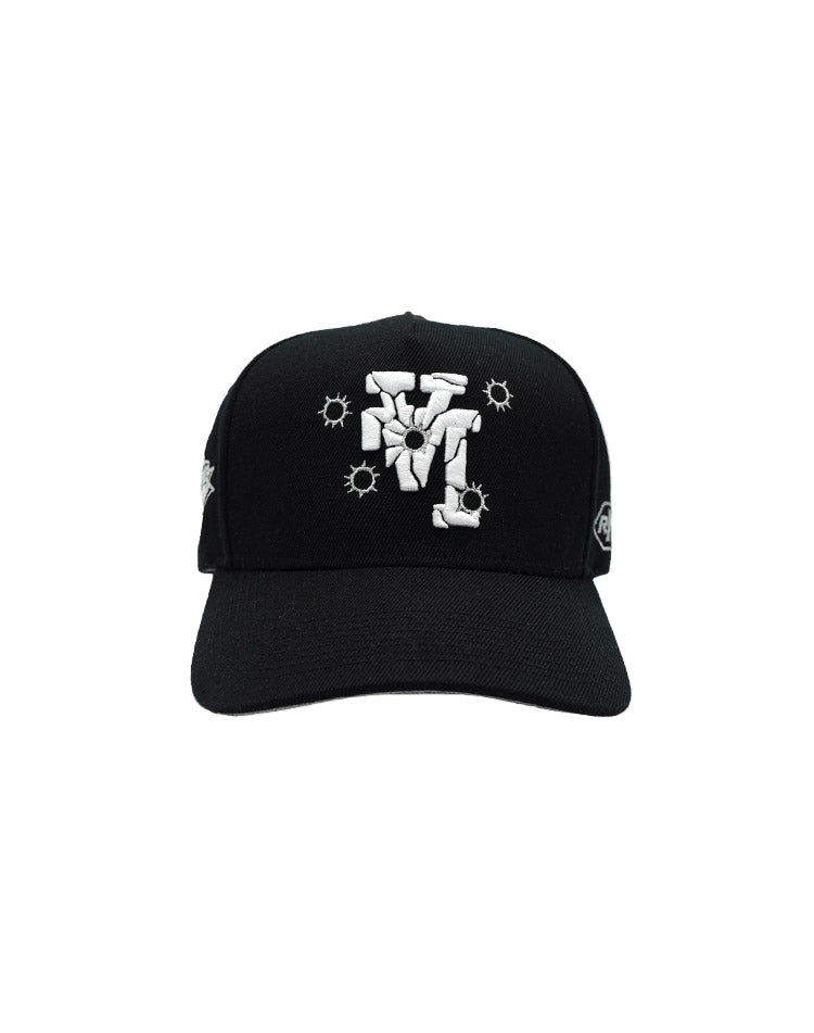 RUMORZ LA BULLETPROOF UPSIDE DOWN RMZ CAP BLACK