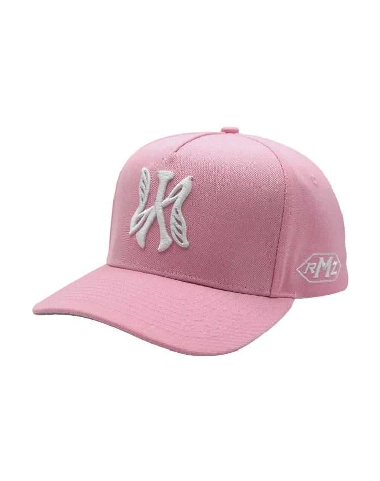 RUMORZ NY BUTTERFLY UPSIDE DOWN RMZ CAP PINK