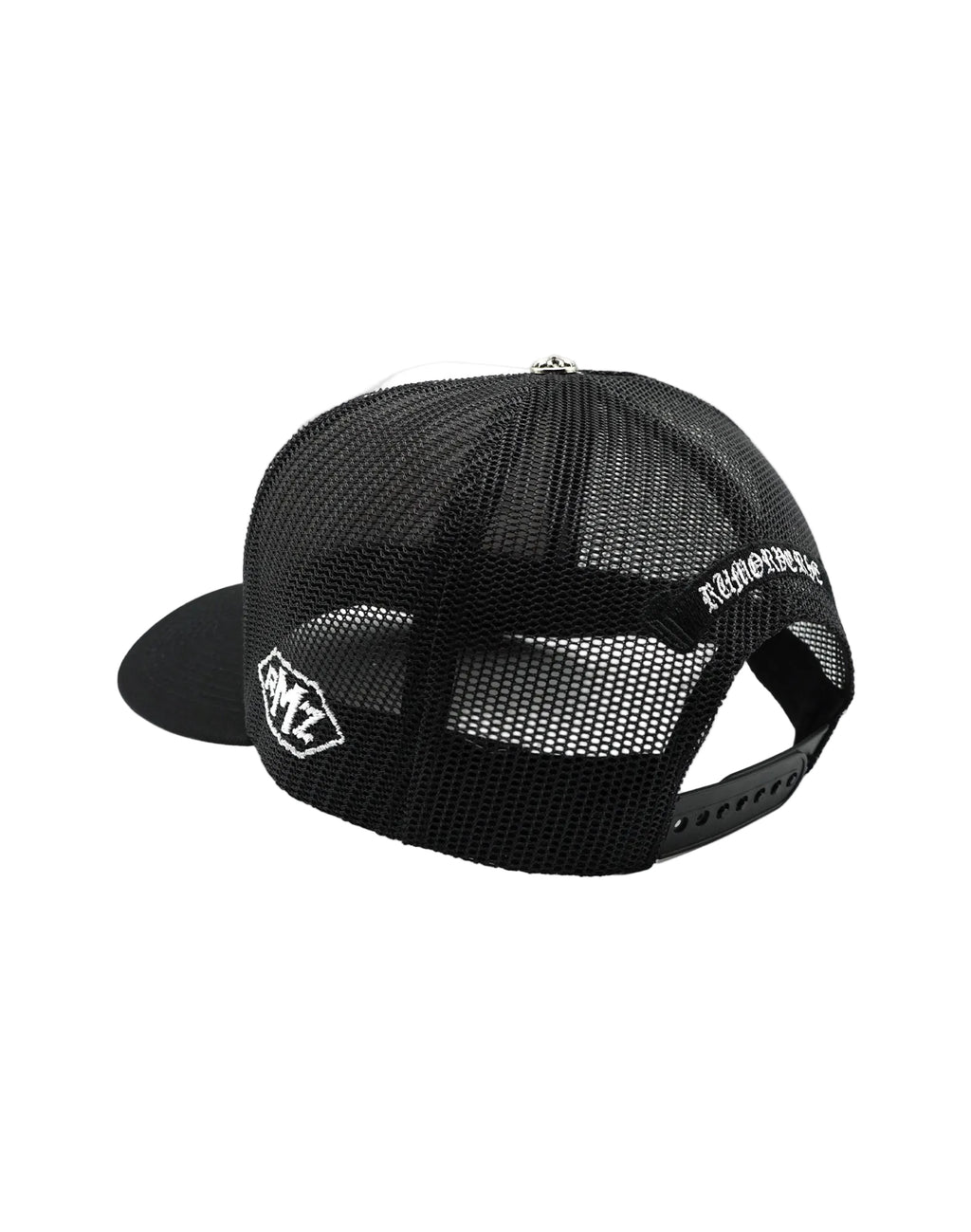 NY CANDY MIX UPSIDE DOWN RMZ TRUCKER CAP BLACK