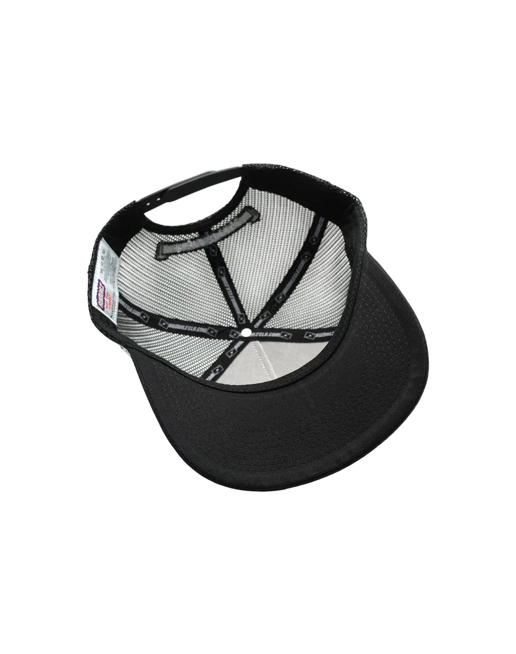 NY CANDY MIX UPSIDE DOWN RMZ TRUCKER CAP BLACK