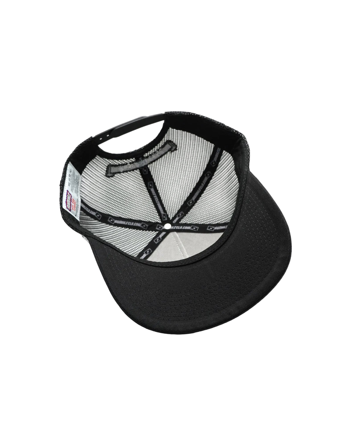 NY CANDY MIX UPSIDE DOWN RMZ TRUCKER CAP BLACK