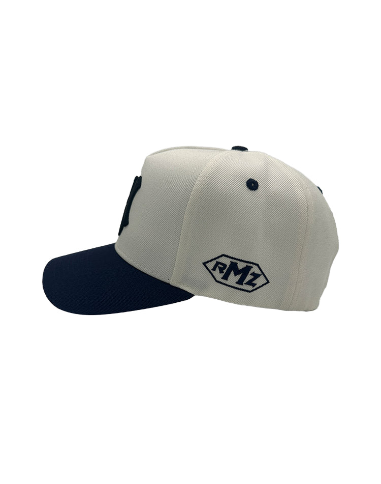 RUMORZ NY CLASSIC UPSIDE DOWN RMZ CAP CREAM DARK BLUE