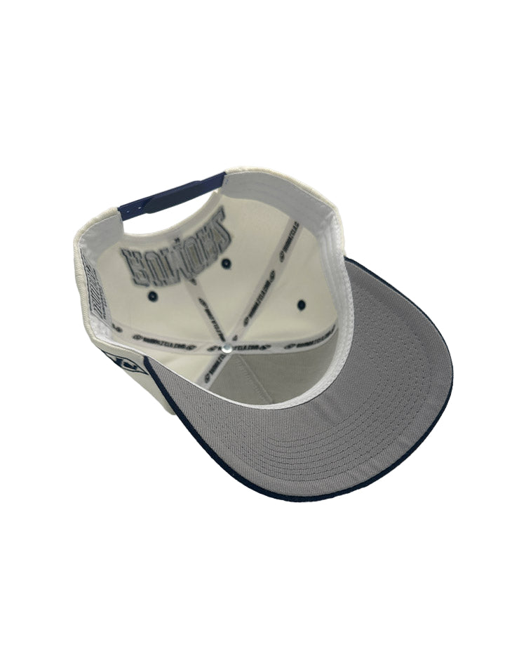 RUMORZ NY CLASSIC UPSIDE DOWN RMZ CAP CREAM DARK BLUE